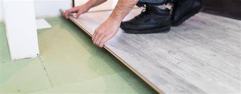 Diagram: Verschillende ondervloeren per type vloer (hout, PVC, laminaat)