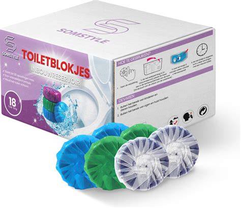 Infographic: Werking Geberit toiletblokjes en inbouwreservoir