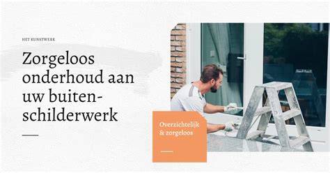 Infographic: Voordelen onderhoudscontract schilderwerk