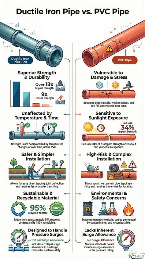 Infographic: Overzicht installatiebuizen ( PVC vs. flexibele )