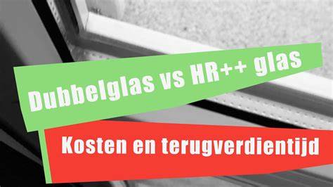 Overzicht: kosten HR++ vs HR+++ en terugverdientijd