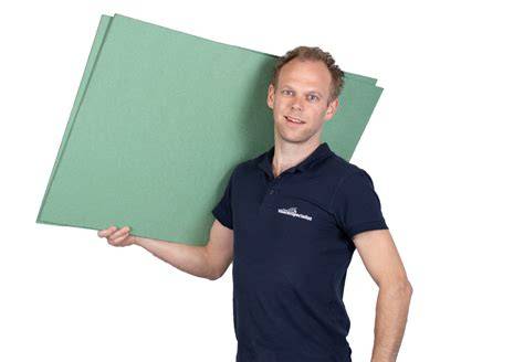 Isoboard ondervloer, groene verpakking, FSC-gecertificeerd