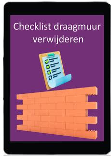 Checklist vergunningsaanvraag draagmuur