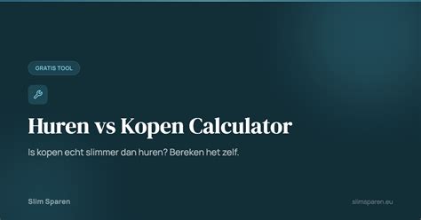 Infographic: Vergelijking huren vs kopen cv-ketel