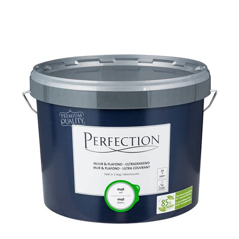 Infographic: Eigenschappen van Perfection Muur & Plafond Ultradekkend mat wit