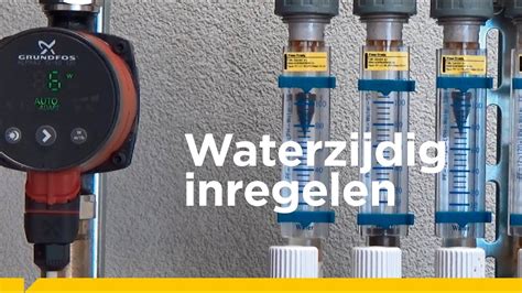Infographic: Waterzijdig inregelen en balans per groep