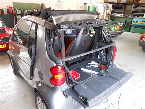 Infographic: Schematische werking cabriodak Smart Fortwo Cabrio