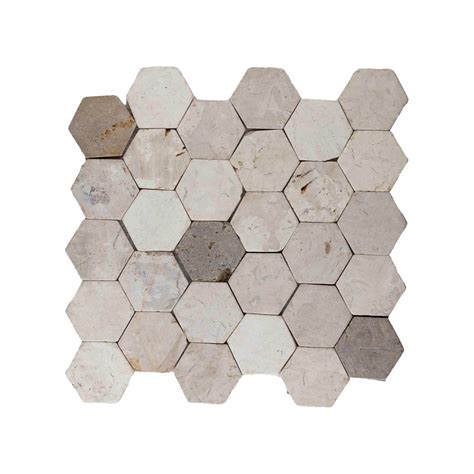 Hexagon mozaïek patroon inspiratie