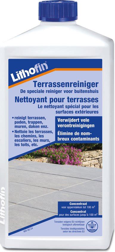 Productkaart: Lithofin Terrassenreiniger en impregneer opties