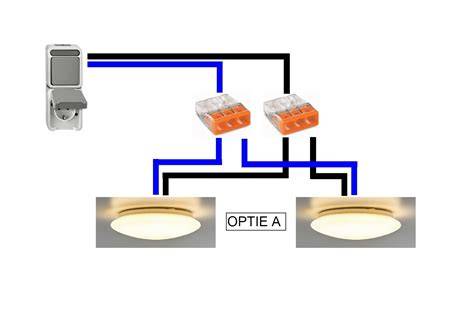 Infographic: overzicht opties voor meerdere lampen op één lichtpunt