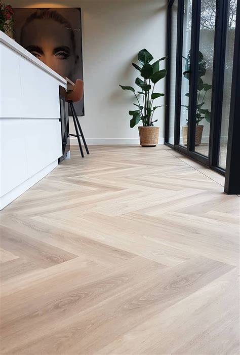 Visgraat PVC vloer - voorbeeldafbeelding