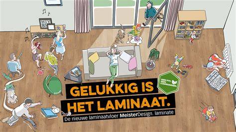 Infografiek: overzicht van Meister laminaat componenten en kliksystemen