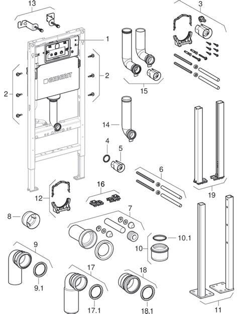 Infographic: Geberit UP100 werking en onderdelen