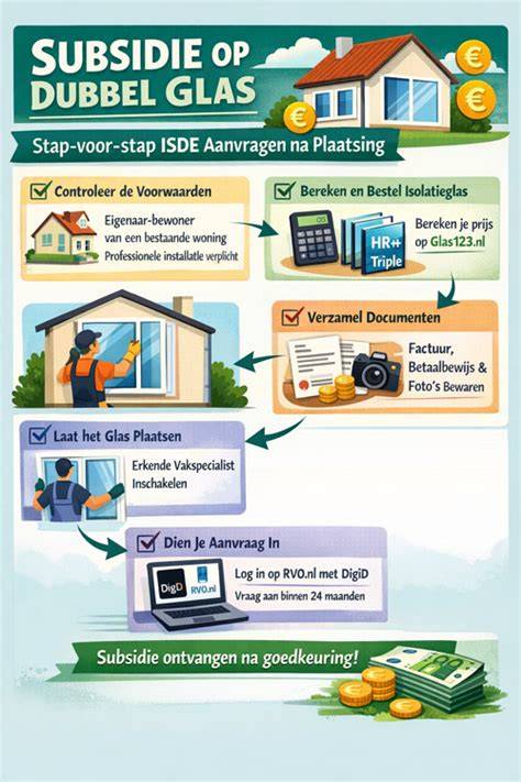 Infographic: Subsidie en glasopties onder ISDE