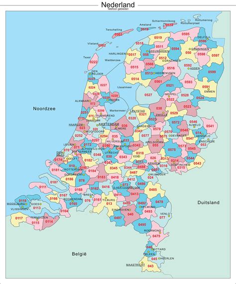 Kaart: regio’s met spoeddiensten