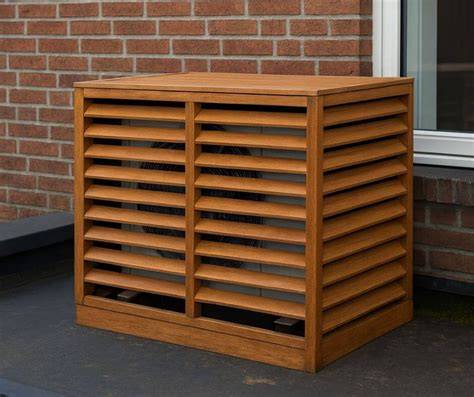 Voorbeeld omkasting warmtepomp