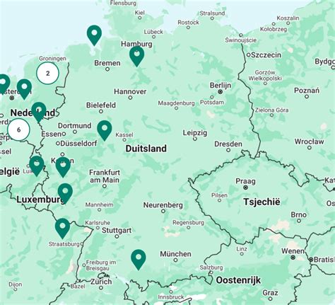 Kaart: ligging en ondergrondonderdelen voor terrasaanleg