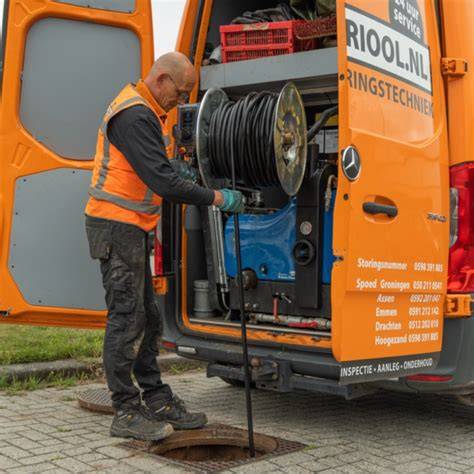 Foto: camera-inspectie bij rioolontstopping