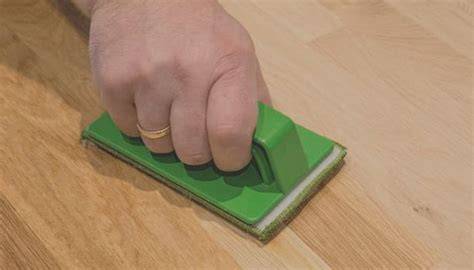 plaatselijk bijwerken parket met olie en hardwax