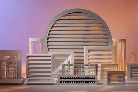 Overzicht van verschillende ventilatieroosters en montageopties