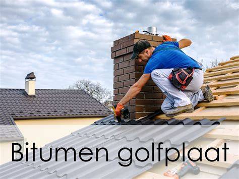 Illustratie: zaagtechniek voor bitumen golfplaten met breekmes en fijngetande handzaag