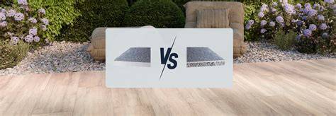Infographic: vergelijking beton vs keramiek tuintegels