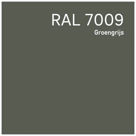 RAL 7009 grijsgroen en mengmogelijkheden