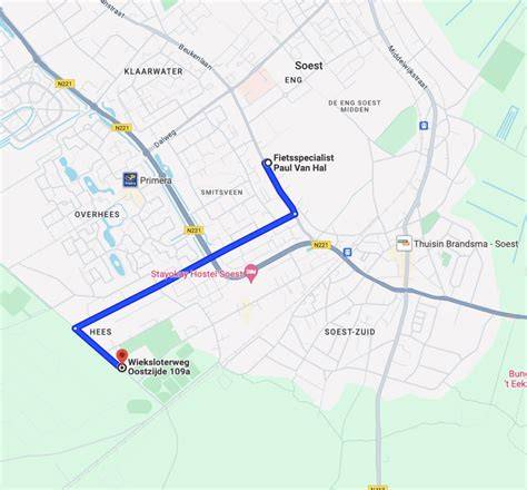 Infographic: Route naar de Soest showroom