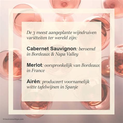 Wereldkaart met aangeplante regio's van Cabernet Sauvignon.