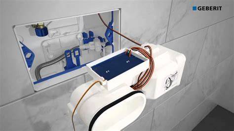 Geberit DuoFresh installatie en connectie diagram