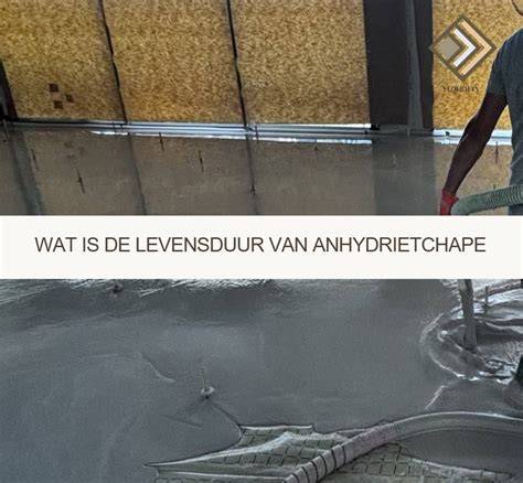 Foto: status van anhydrietchape na schuren