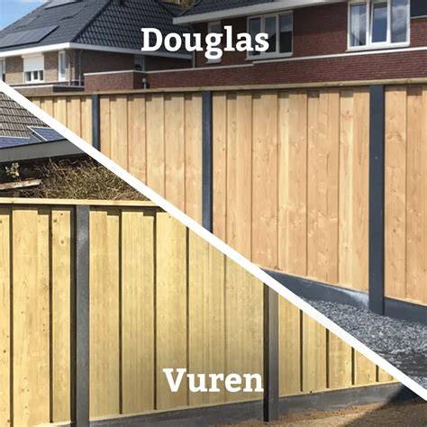 Infographic: Vergelijking grenen, Douglas en vuren schuttingen