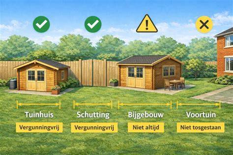 Infographic: Overzicht vergunningvrij bouwen en afmetingen