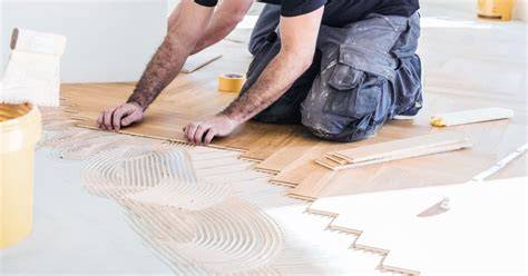 Parket onderhoudsfases infographic
