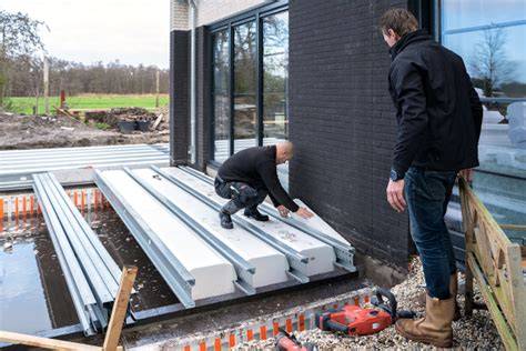 Schema: structuur PS combinatievloer met wapening en isolatie
