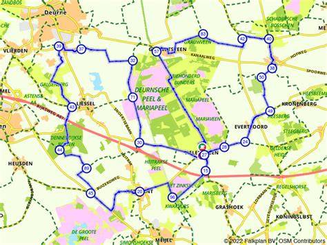 Kaart: leveringsgebieden en logistieke routes