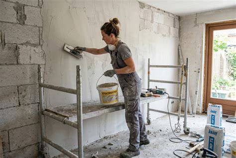 Infographic: Materialen en stappenplan voor binnenmuur stucen