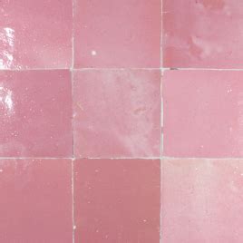 Afmetingen en kleuren van Zelliges: 10x10 cm, varieert per collectie