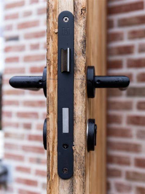 tuinpoort met zwart beslag