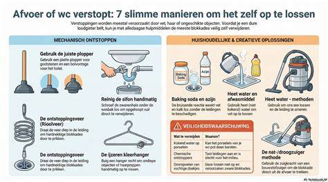 Infographic: 5 stappen om een verstopte doucheafvoer op te lossen