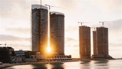 Projectbeelden van Alamein Towers met SuperTube