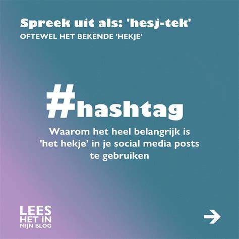 Infographic: Waarom en hoe hashtags werken