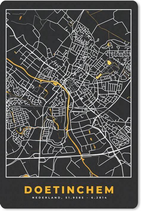 Plattegrond met Doetinchem inleverpunten