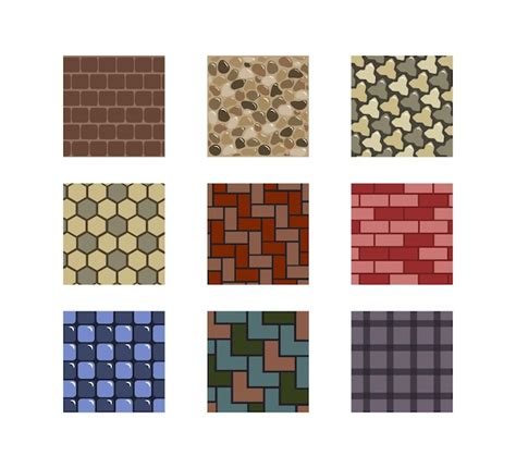 Gemêleerde tegels: kleurenmix en texturen infographic