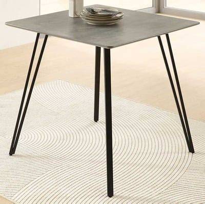 betonlook keukentafel in modern interieur