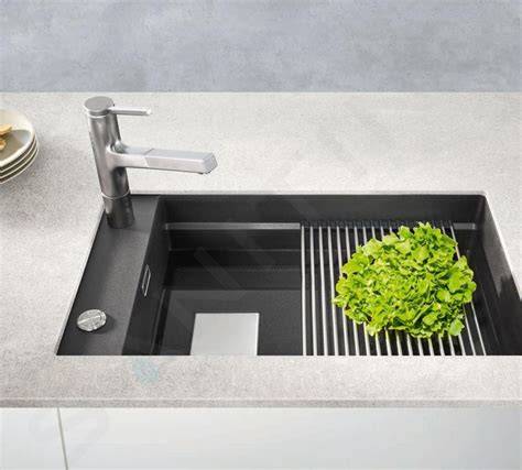 Franke Kubus 2 spoelbak fragranite kubusvormig ontwerp