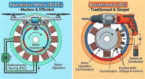 Infographic: Koolborstelloze motor vs. koolborstels