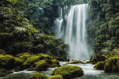 Foto: Pfersag Waterval en Ebnet Bosroutes in frisgroene lente