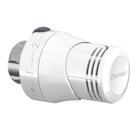 Infographic: Stappenplan los- en bevestigen thermostaatknop Comap