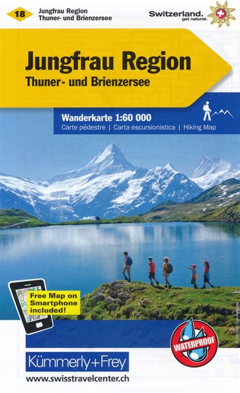 Overzichtskaart Jungfrau-Region